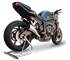 Picture of STAINLESS STEEL HYDROFORM SLIP ON WITH CATALYTIC CONVERTER FOR YAMAHA FZ1 FAZER 2006-2016 