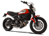 Immagine di TERMINALE GP07 INOX BLACK @ DBKILLER RETE DUCATI SCRAMBLER 800 2015>2020