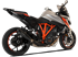 Immagine di TERMINALE RACING EVOXTREME 310 INOX BLACK KTM 1290 SUPERDUKE GT 2016-18