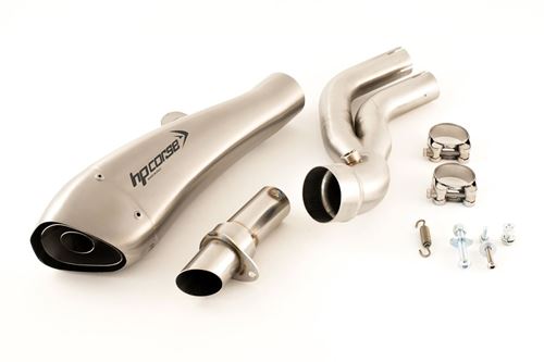 Picture of HP CORSE APPROVED STAINLESS STEEL HYDROFORM SLIP ON NON CATALYZED LINK PIPE FOR HONDA CB 1000 R 2008-2016