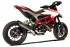 Immagine di TERMINALE EVOXTREME 310 ACCIAIO NERO BASSO DUCATI HYPERMOTARD 821 13-15