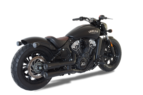 Picture of INDIAN SCOUT SIXTY BOBBER 2015>2024 DOUBLE BLACK CERAMIC V2 SLIP ON