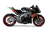 Picture of HYDROFORM SHORT RACING SLIP ON FOR APRILIA RSV4 TUONO V4 1100 2017-18