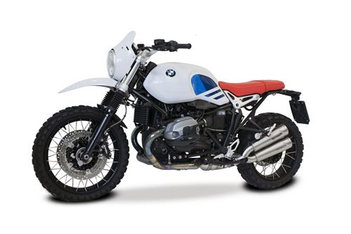 Immagine di DOPPIO TERMINALE OMOLOGATO HYDROFORM RS ACCIAIO INOX BASSO BMW R nineT 2017-2020