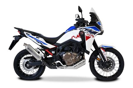 Picture of HP CORSE APPROVED SP-1 350 TITANIUM SLIP-ON EXHAUST SILENCER FOR HONDA CRF1100L AFRICA TWIN 2020-2024